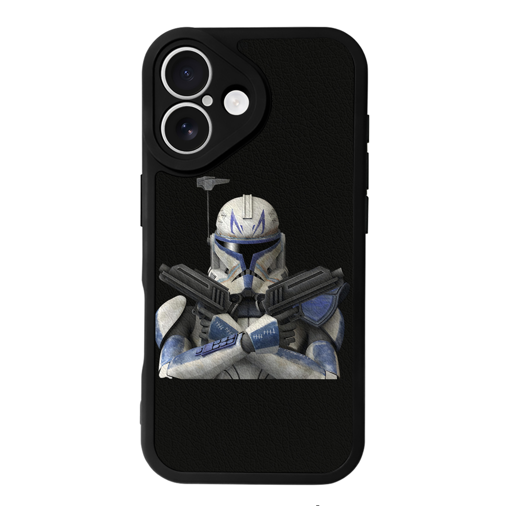 （画像用） スター・ウォーズ Star Wars 【iPhone 16シリーズ対応】シリコンスマホケース（レザー調） 材質：シリコン